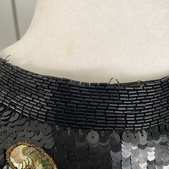 Vintage Joan Leslie Evenings Sequinned/Beaded Bolero Jacket - Picture 8 of 16